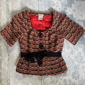 Anthropologie- Elevenses jacket